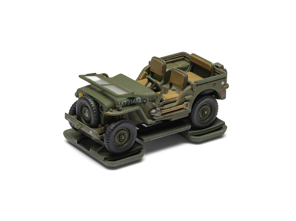 Airfix - Willys Mb Jeep Model Set 1/72 A55117A