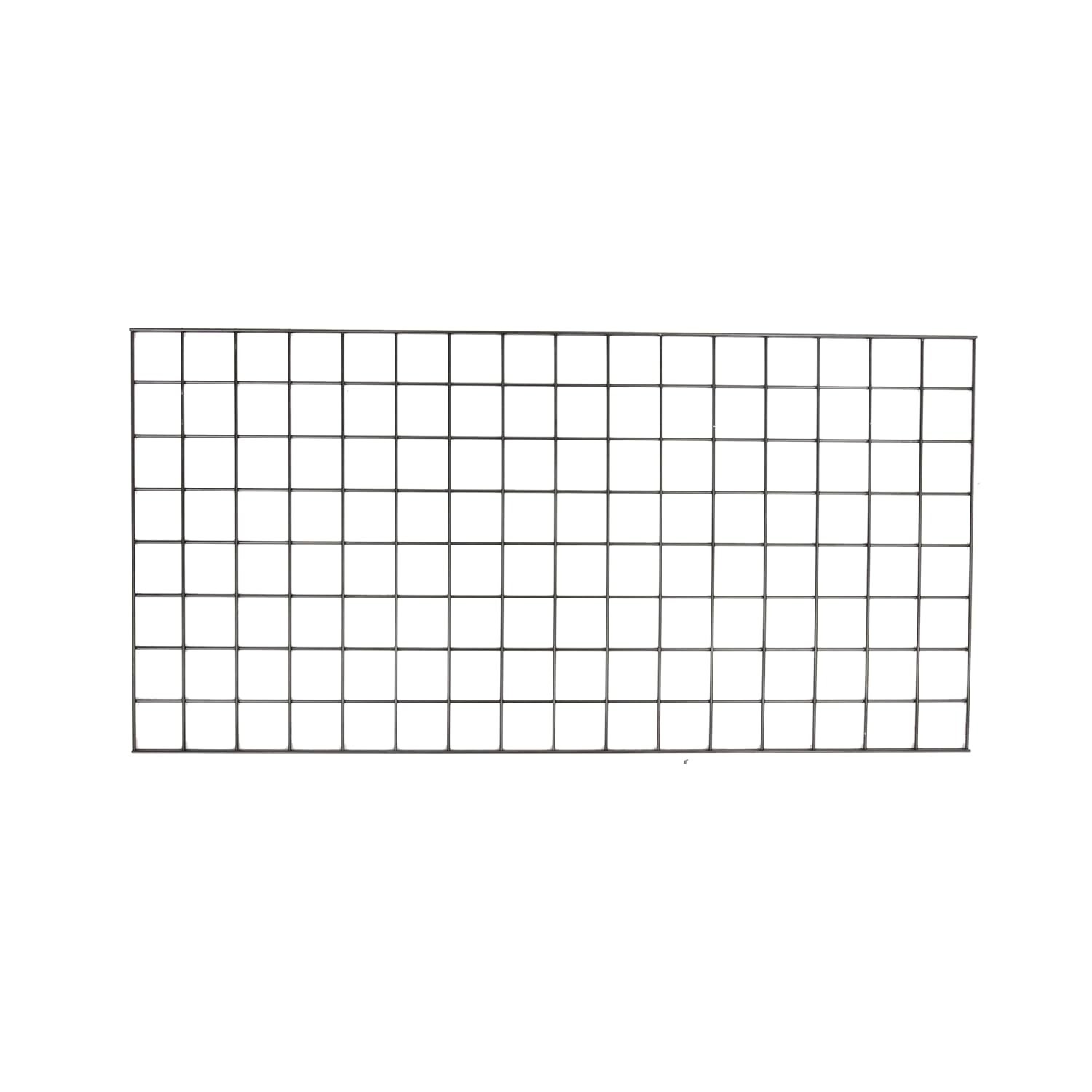Wire Grid Panel 2' x 4' Black Display Craft Wire Grid Storage Retail