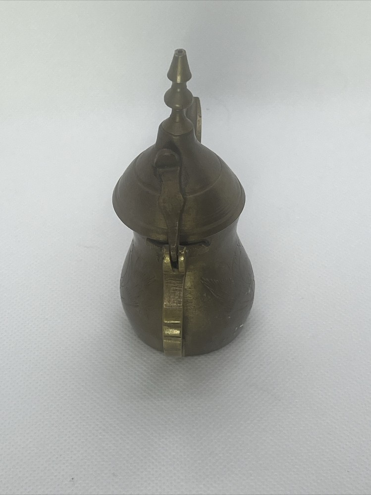 Antique/vintage Brass Middle Eastern Dallah Coffee Tea Pot Turkish Arabic