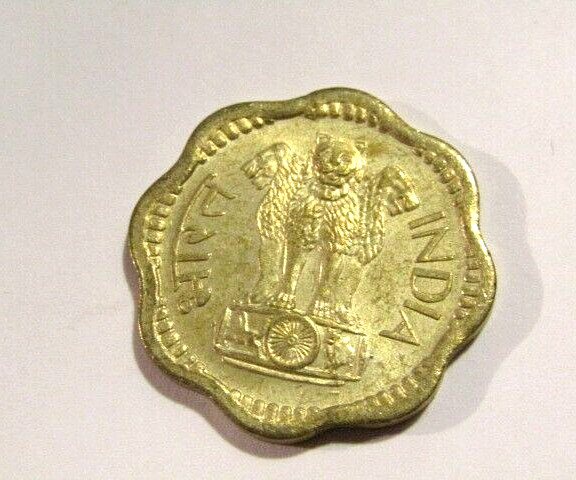 India 1968 10 Paise unc Coin