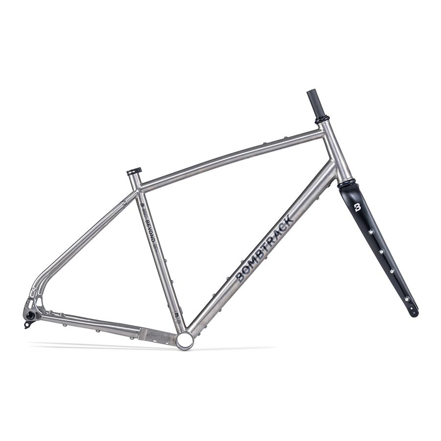 Bombtrack Beyond Ti Titanium Touring Frame - M, 700C, Lightweight & Durable