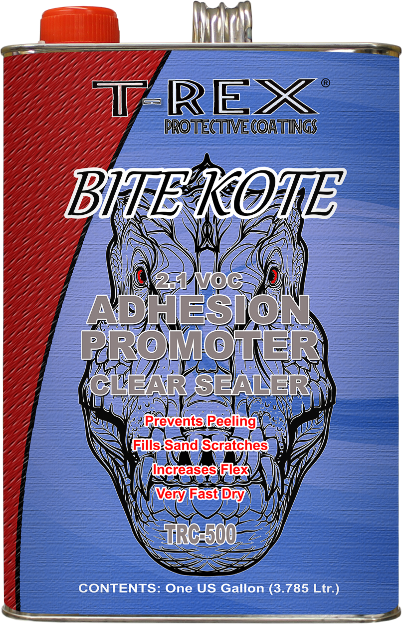 Adhesion Promoter Clear Sealer, Use on Plastic, Primer, Paint, TRC-500, 1 Gallon