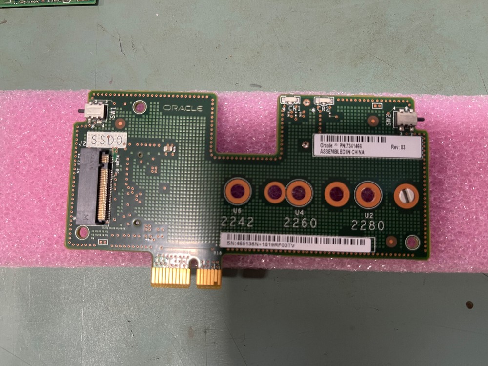Oracle 7341466 M.2 Form Factor Riser Assembly  X7-2L and X8-2L