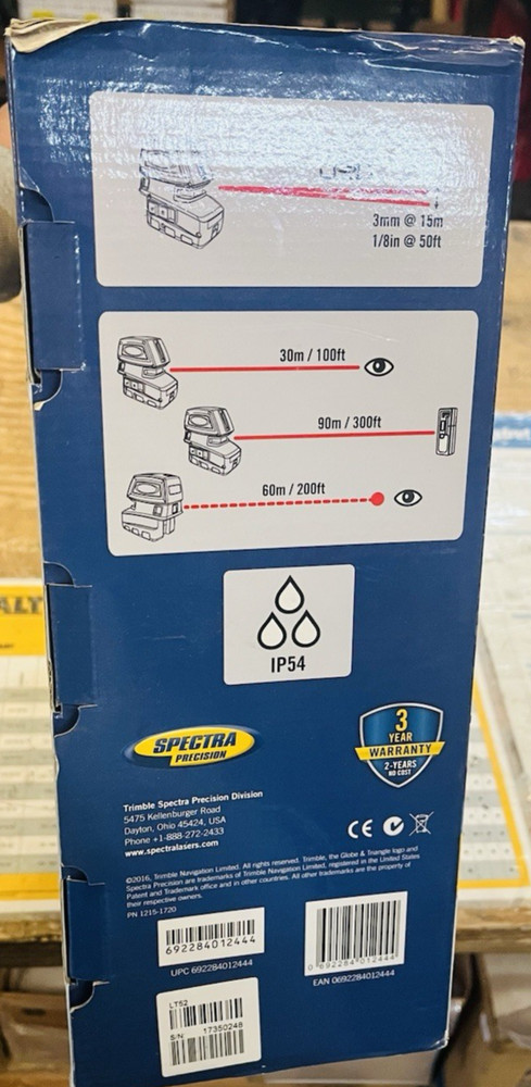 Pacific Laser System - LT52 ***NEW***