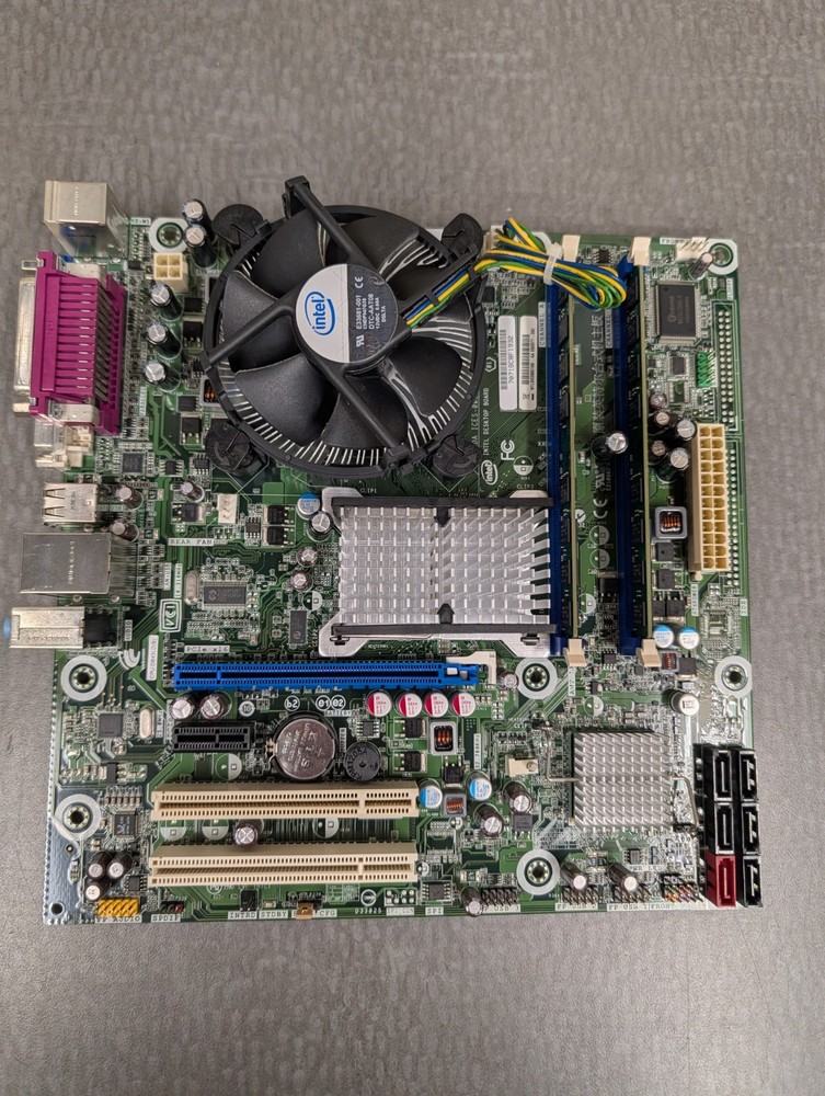 ** Intel DB43LD Motherboard w/ Pentium Dual Core E6600, 4GB RAM