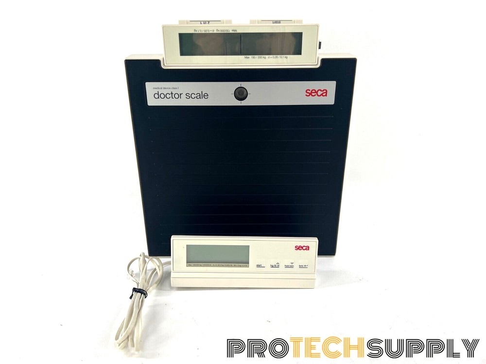 Seca 874 Flat Scale with Push Buttons with Cable Remote Display w/ WARRANTY