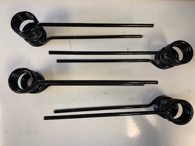 4 Teeth for John Deere 752/754/756 & Frontier TD1123 Tedders ES10525 KN57609000