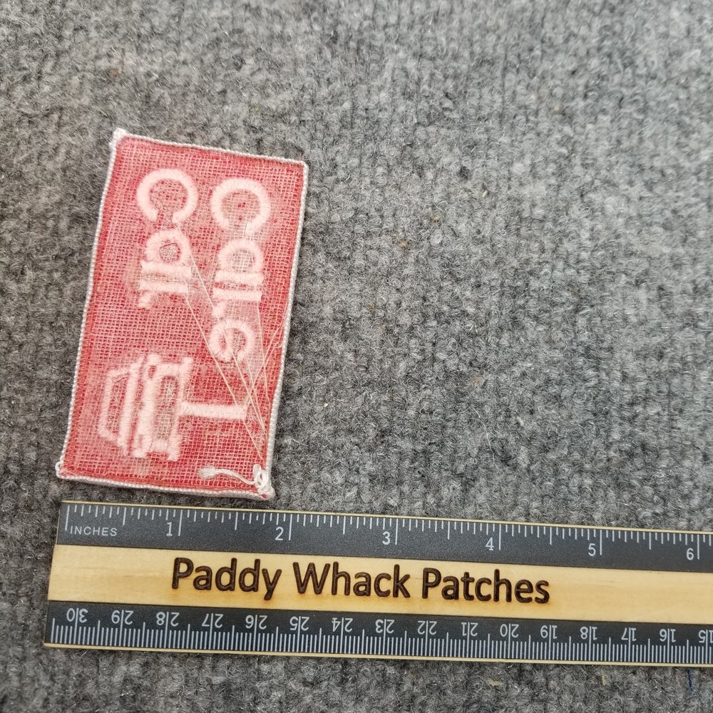 Vintage Car Care Patch Auto 70s 80s Work Uniform AE6