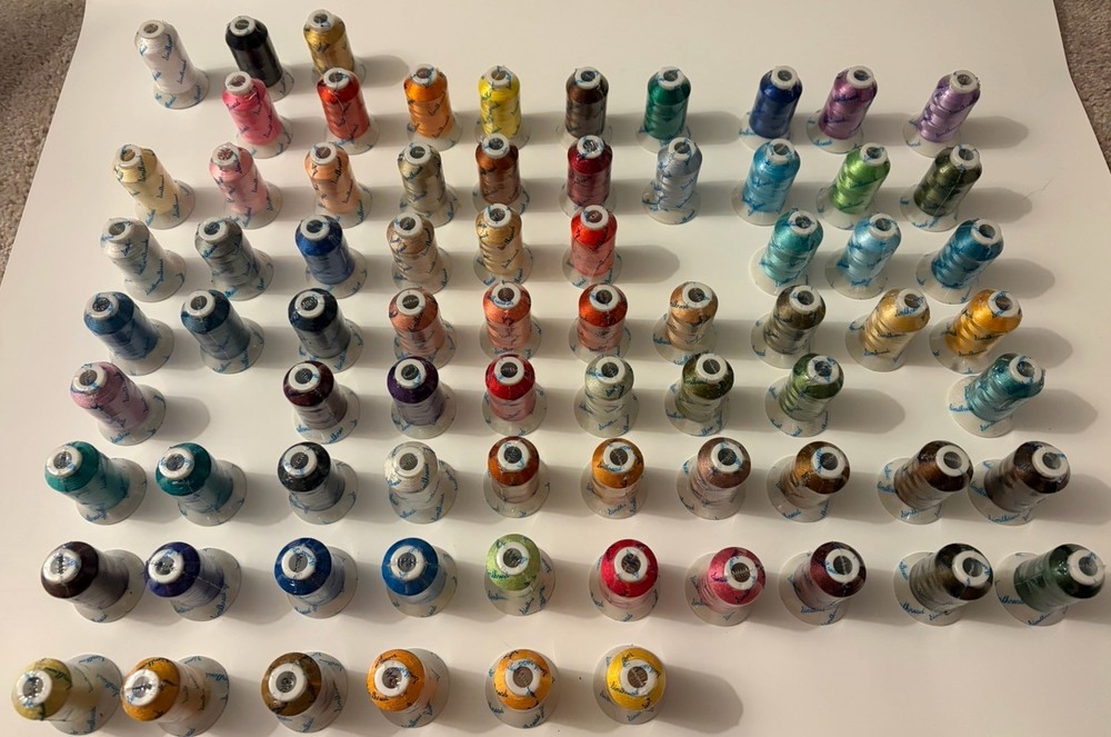 Simthread Embroidery Polyester Thread - 76 Colors NEW 550Y