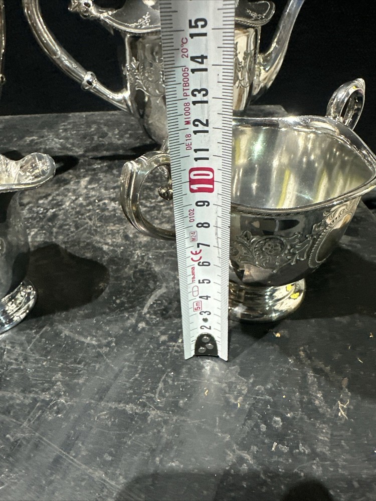 Vintage Rare 4-piece tea/coffee service: “Batty Manchester” Ref Bb9