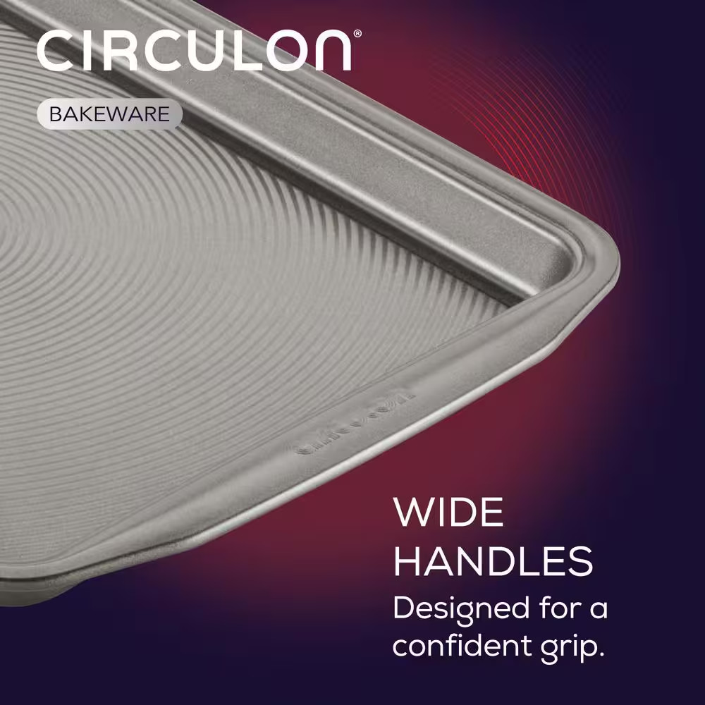 Bakeware, 3-Piece, Silver, Bakeware Set