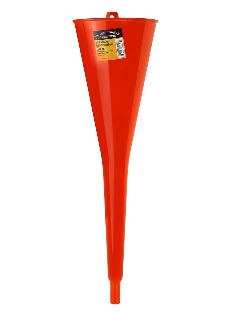Long Neck Funnel, Red, 12 Fl Oz, Multi-Purpose, Durable