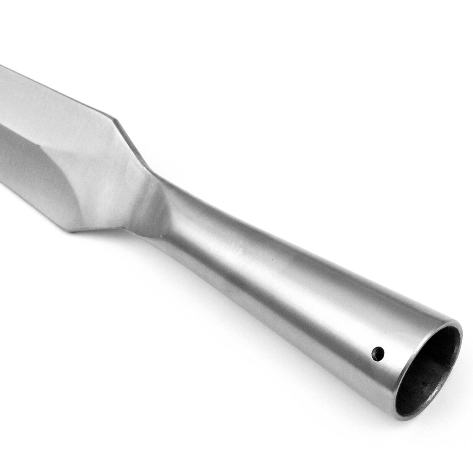 Functional Medieval Extra Long Blunted Reenactment Spear Point Spearhead