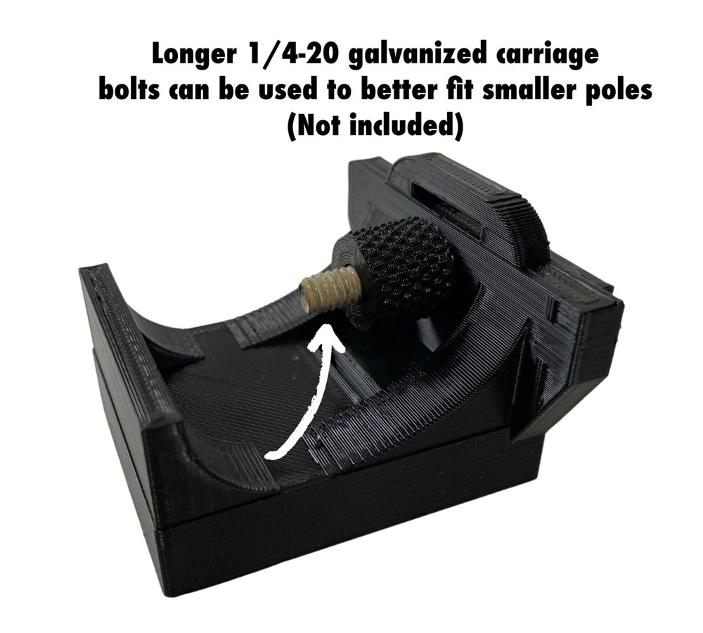 Tracker Boats Versatrack Net, Push Pole, or Transducer Pole Holder - Galvanized