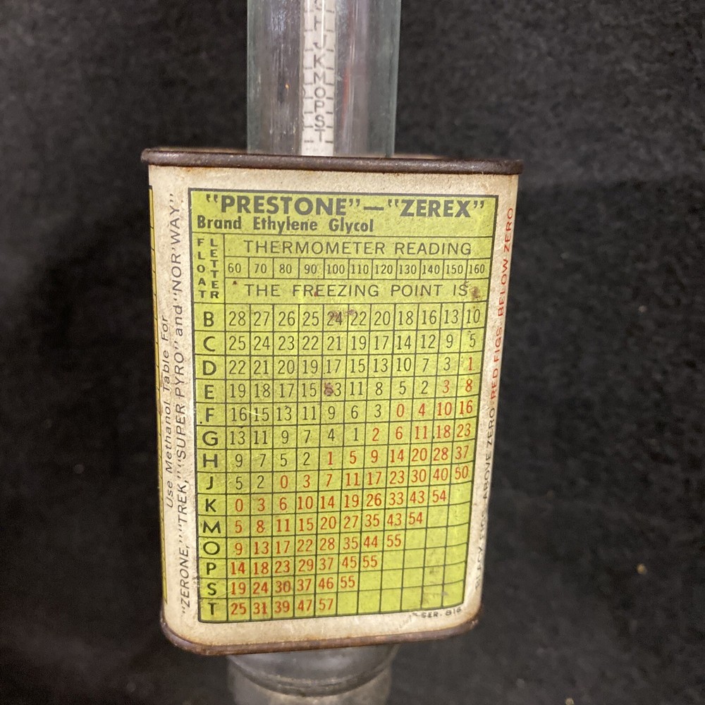 Vintage Prestone antifreeze Checker