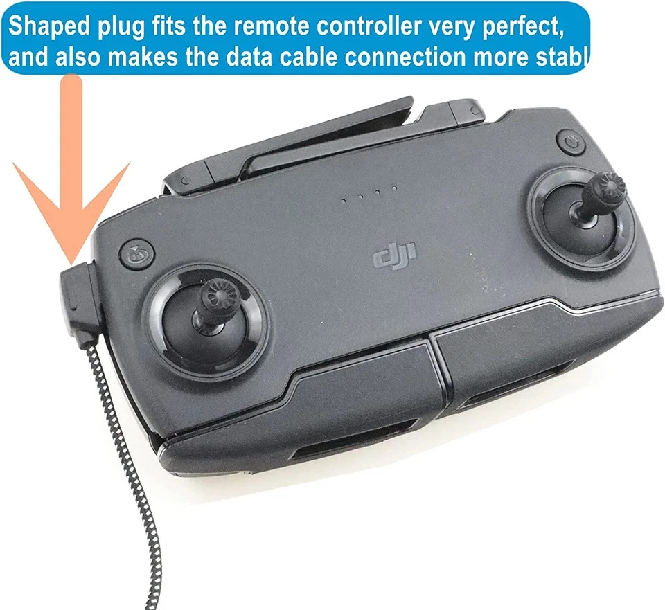 Micro-Ab to USB C 8.14 Inch Remote Controller Cable for DJI Mavic Mini, Mini SE
