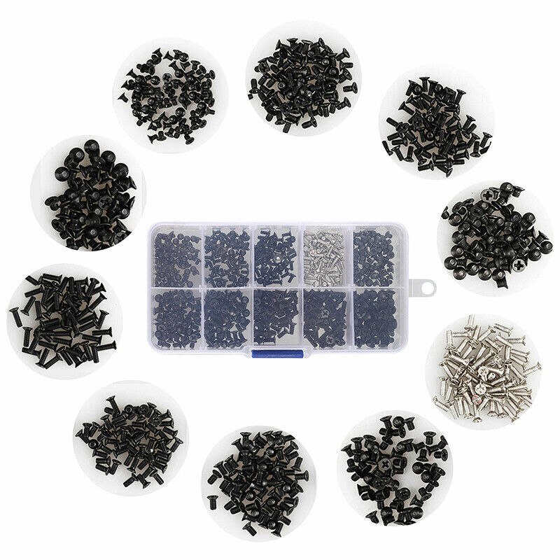 500Pcs Screws Screw Assorted Set Repair Accessories For Laptop Notebook Computer
