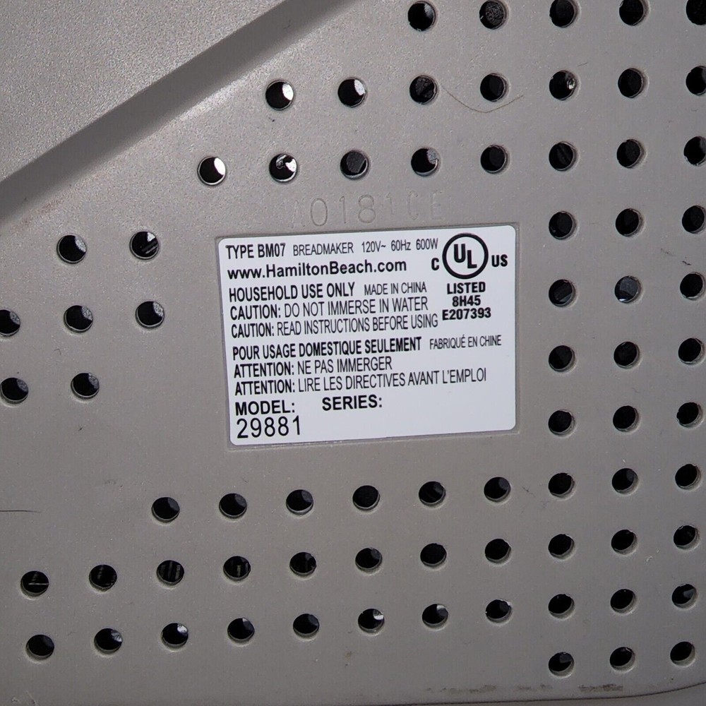 Belt for Hamilton Beach Bread Maker Machine Models 29881 29882 29882C