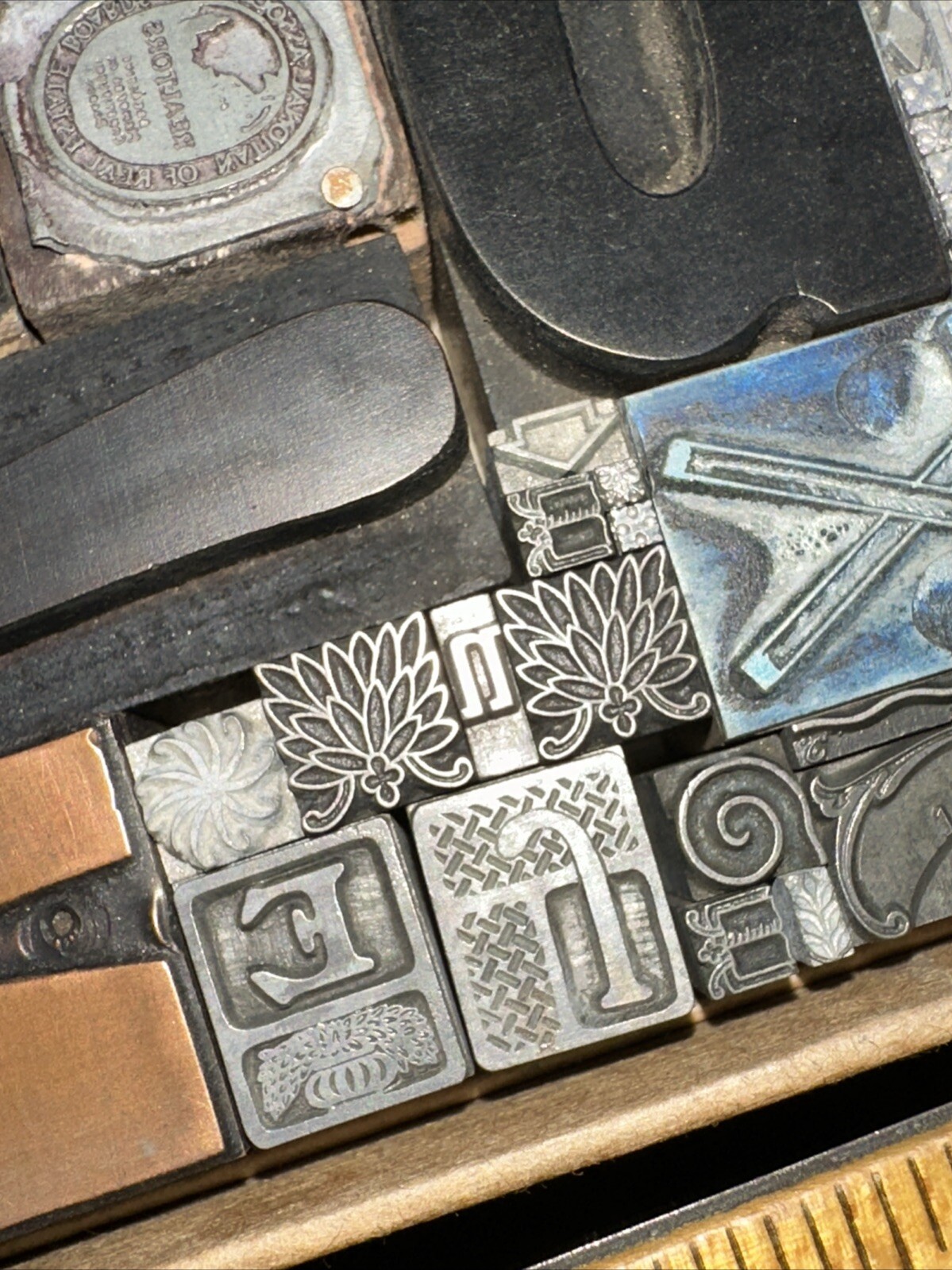 Printing Blocks Ornamentals Borders Dingbats. Wonderful Variety!! #58 Beautiful!