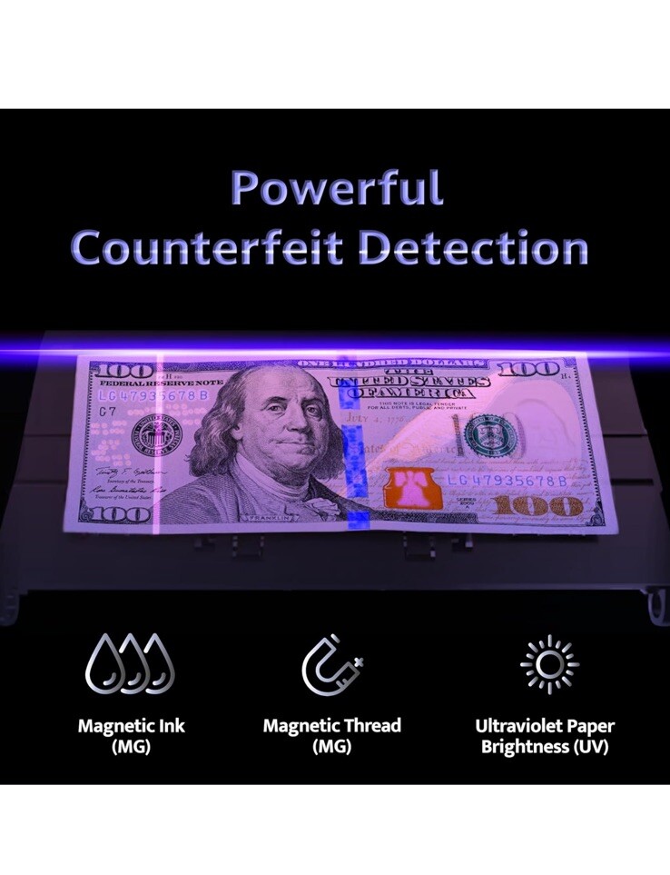 Cassida 5520 UV/MG Bill Counter