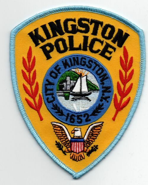 NEW YORK KINGSTON POLICE NICE SHOULDER PATCH SHERIFF
