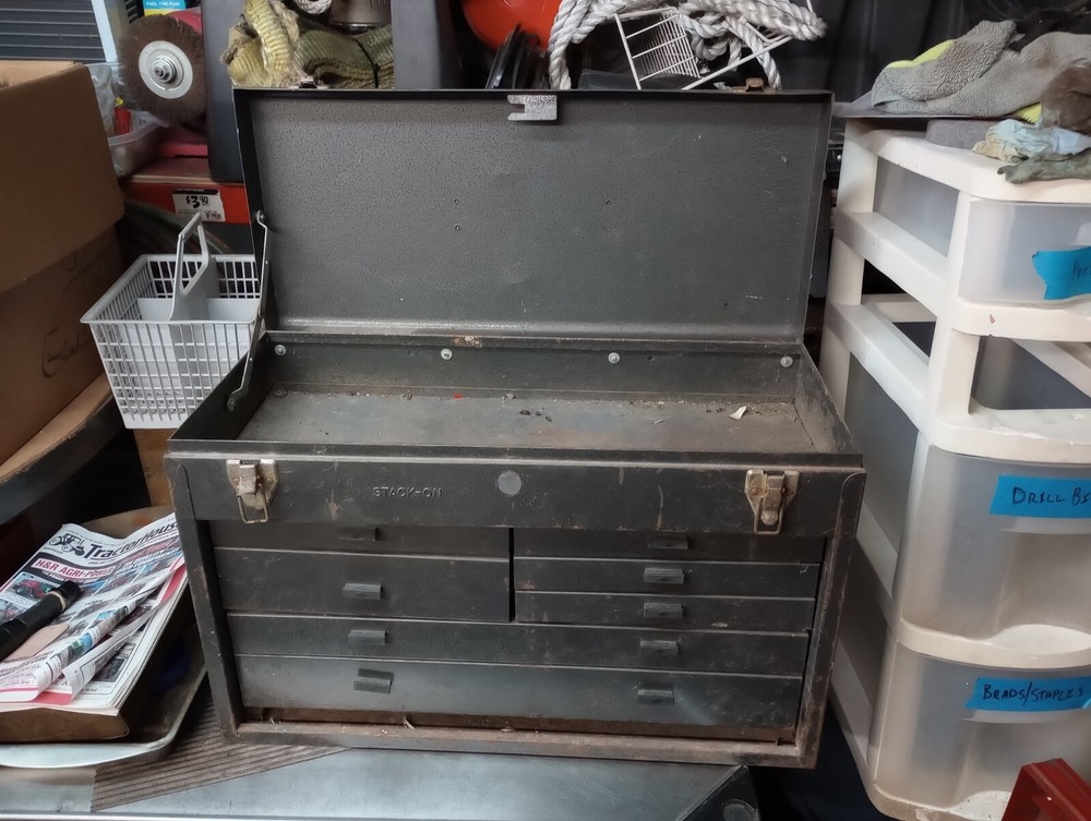 STACK ON TOOLBOX MACHINIST'S TOOL BOX DRAWER SLIDE. 8" LONG. #335