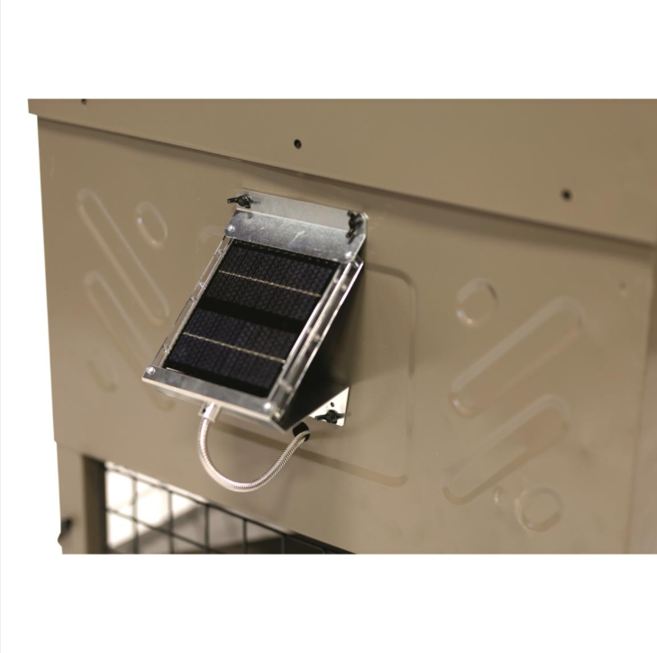 600-lb. Stand & Fill Feeder W/ Solar Panel Large LCD Timer For Easy Visibility