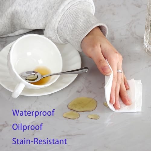 Clear Vinyl Tablecloth Protector Waterproof/Oil-Proof 54" x 54" (Square)
