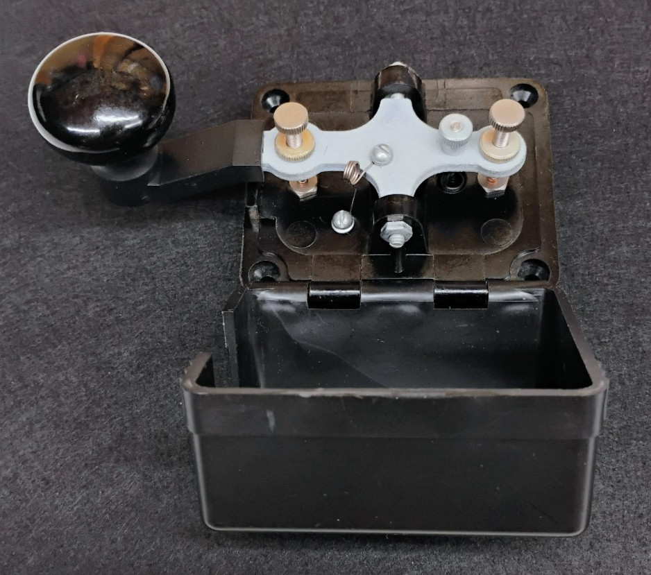 Vintage Soviet Military Morse Code Telegraph Straight Key From USSR, Unused.