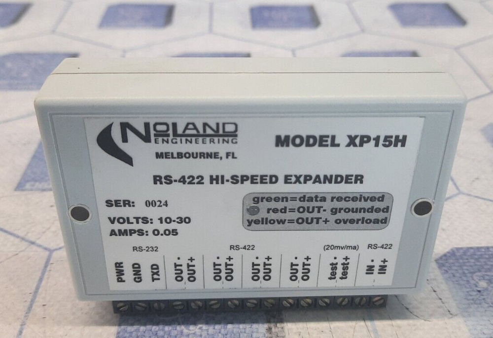 NOLAND MODEL XP15H RS-422
