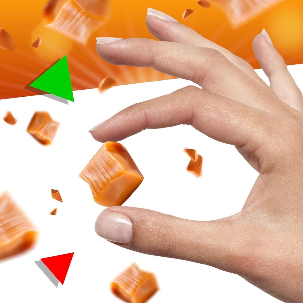 Classic Chewy Caramel Squares Candy Individually Wrapped (1 Pound Pack)