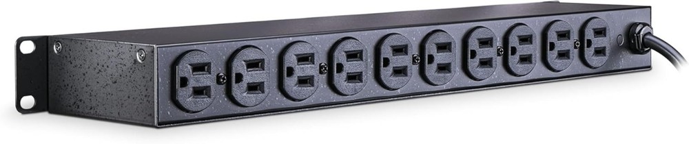 Versatile 10-Outlet Power Distribution for Data Centers, 3- , Black