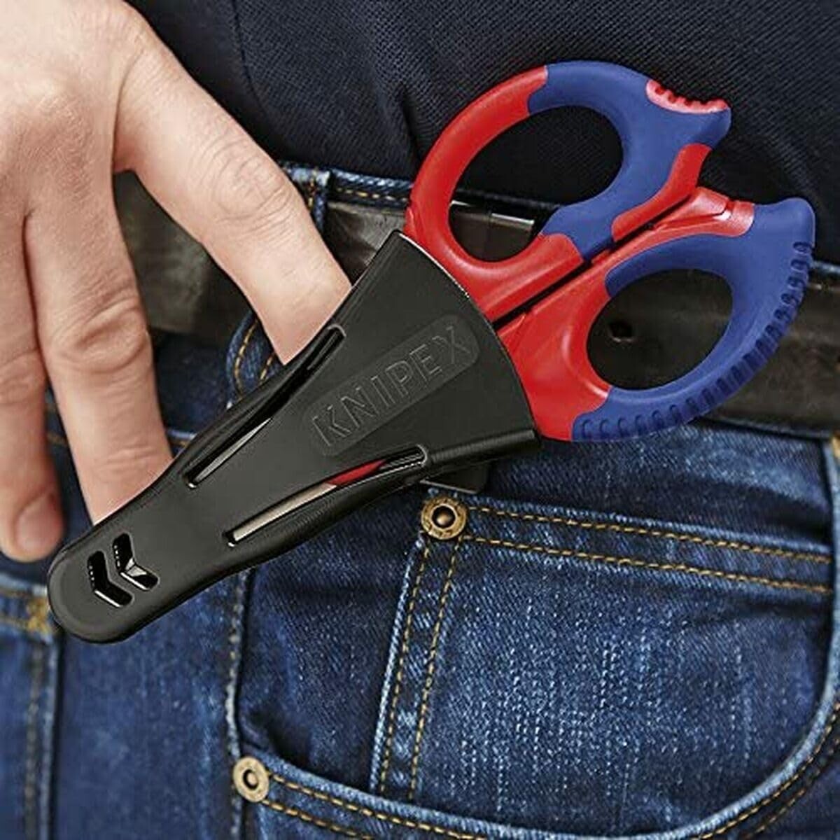 KNIPEX 95 05 155 SB Electrician's Shears 6.1" NEW