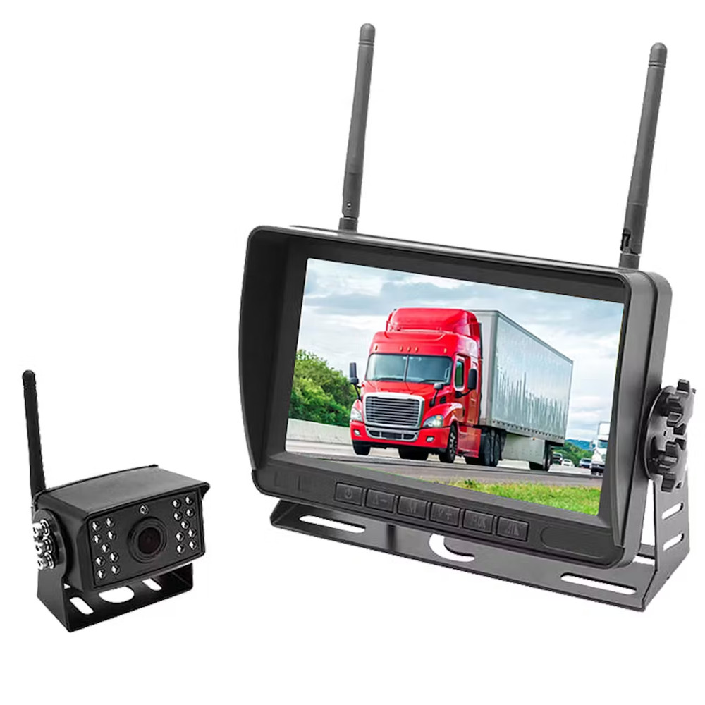 Digital Wireless Heavy Duty Bracket Backup Camera With 7" LCD