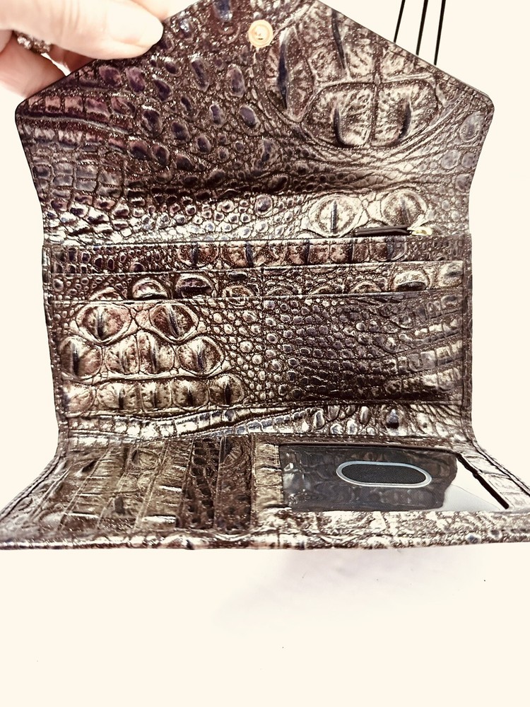 Brahmin Umber Melbourne Veronica Wallet LKNW