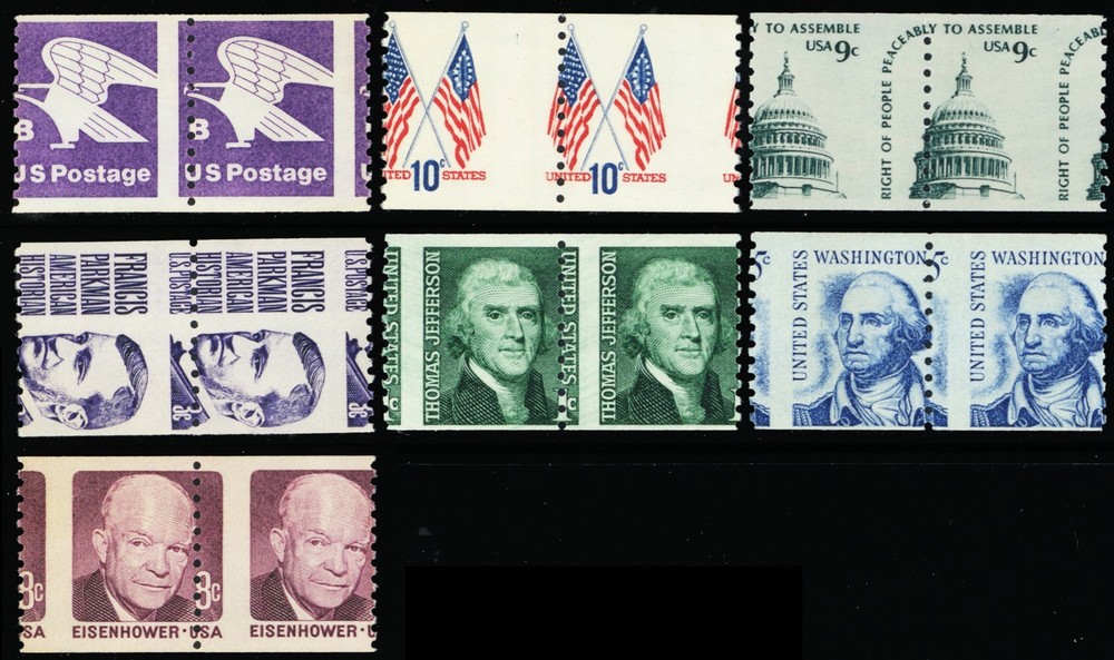 Seven Different Coil Pair Misperforation Errors - NO RESERVE! * Stuart Katz