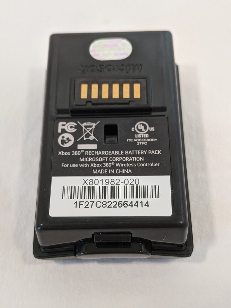 Controller Charge Cable, Battery Pack Chargeable Battery Model# X801982-020