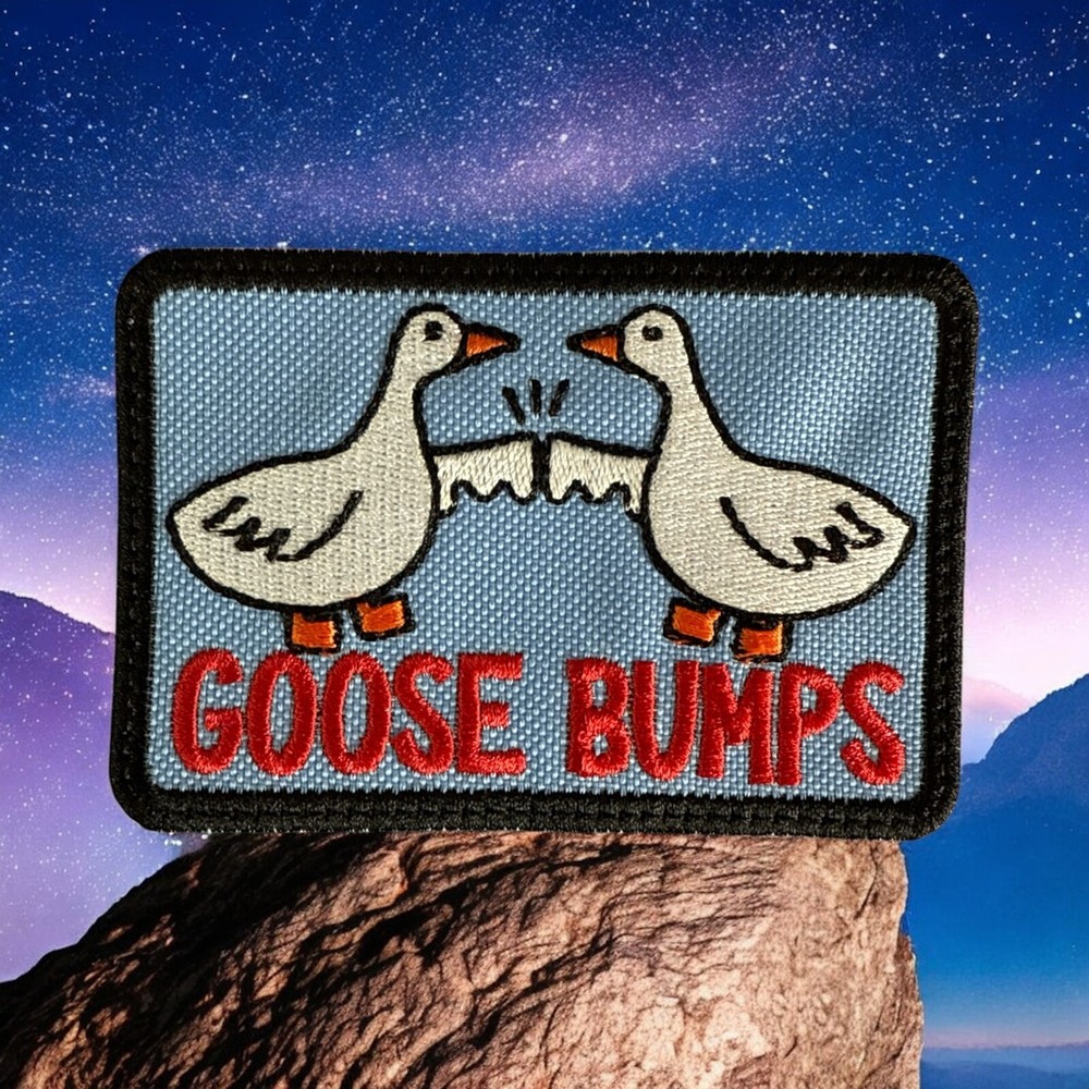 Goose Bumps Embroidery Patch Multi Sizes