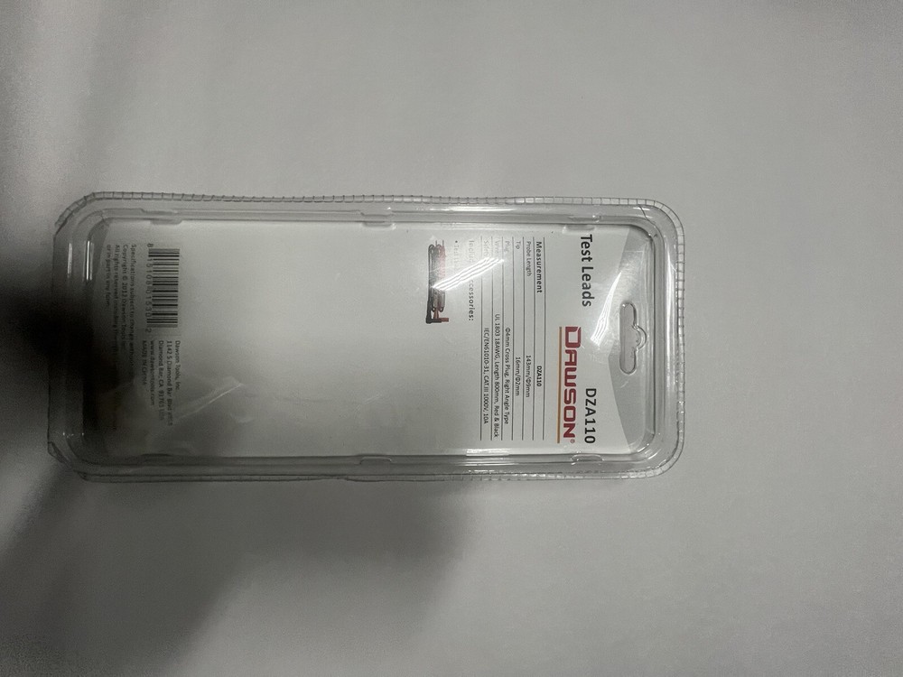 Dawson DZA 100 Test Leads Length 800 MM