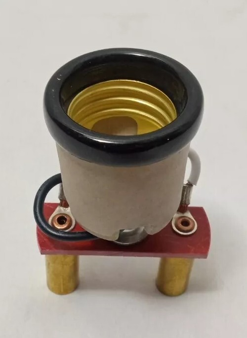 Junior G38 Bipin E26 Edison Screw Base Light Bulb Socket Adapter Mole Arri 2k 5k