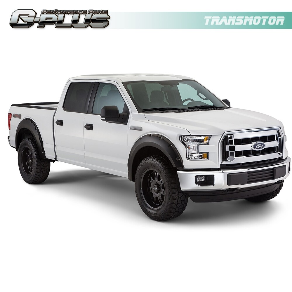 Fender Flares Pocket Rivet Bolt on Style Smooth Fit For Ford F150 2004-2008 4Pcs