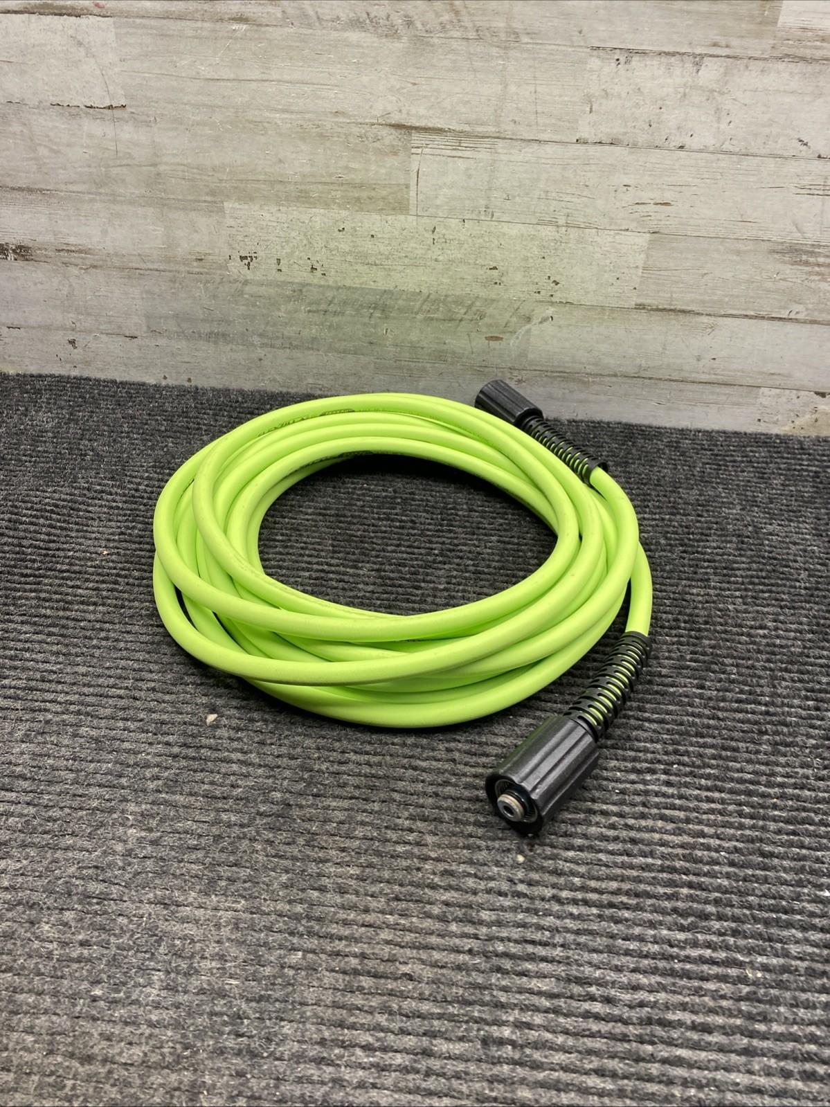 Flexzilla Pressure Washer Hose with M22 Fittings, 1/4 in. x 25 ft., ZillaGreen -