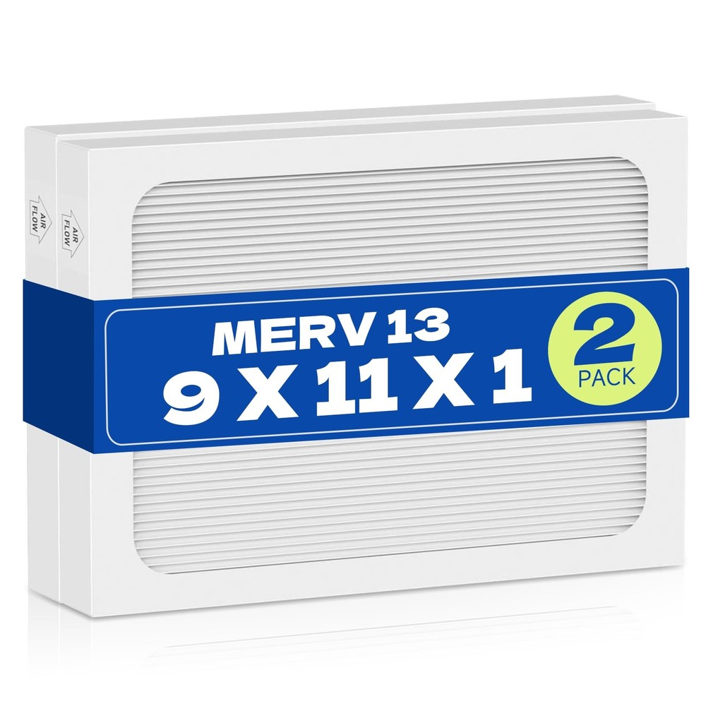 2-Pack 9 x 11 x 1 MERV 13 Replacement Dehumidifier Filter Compatible with San...
