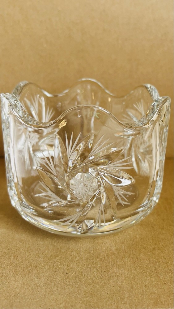 Lead Crystal Candy Trinket Dish