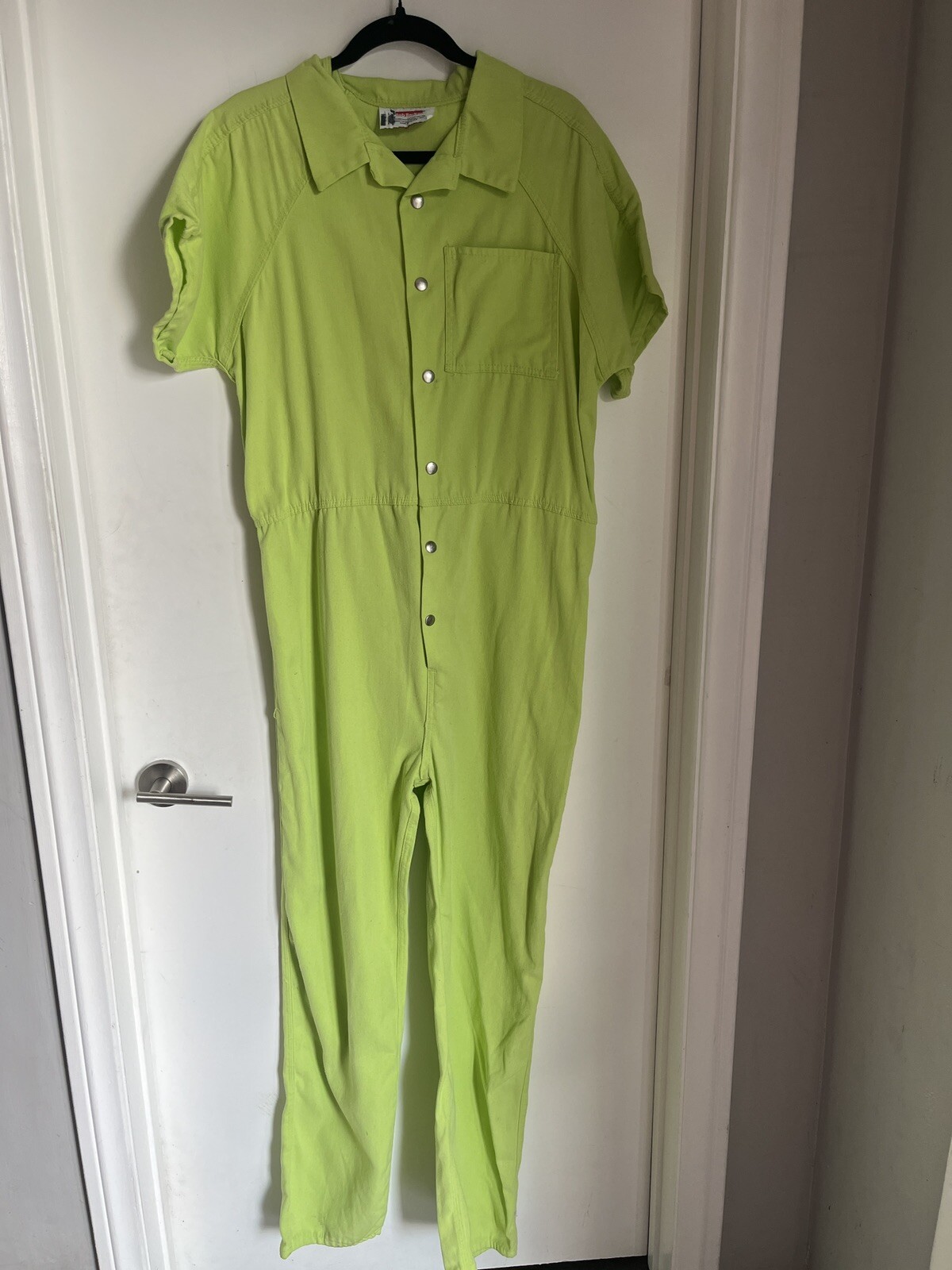 DOC Department Corrections Prisoner Jail Inmate Uniform Jumpsuit Lime Green