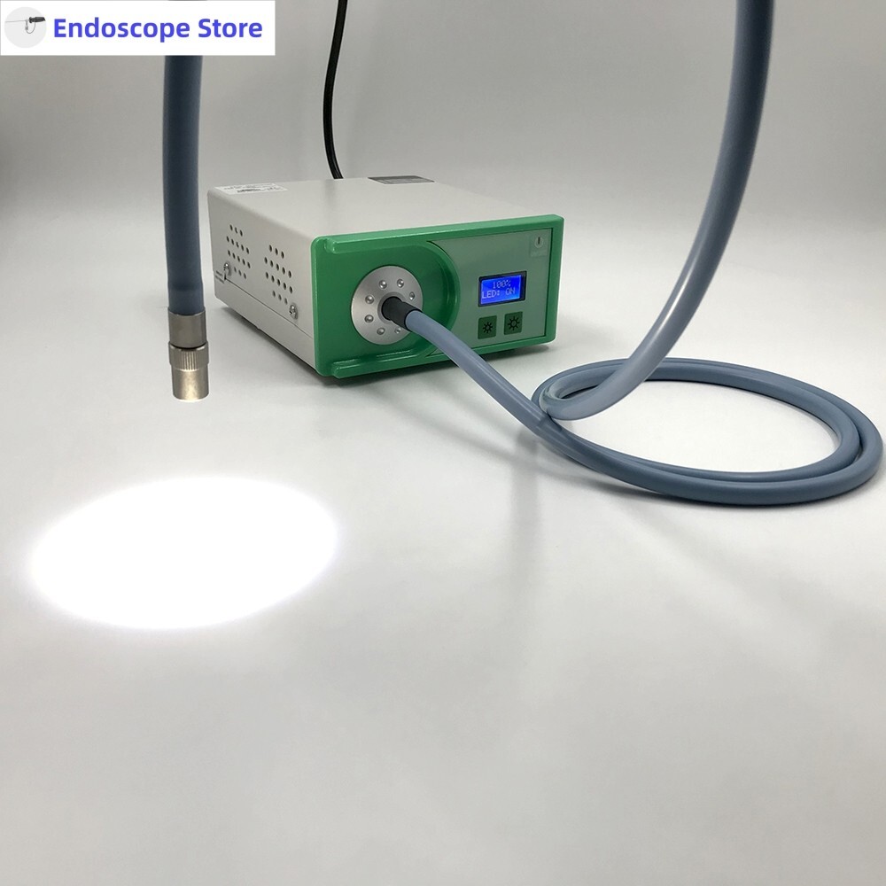 Medical LED 100W Endoscope Microscope Cold Light Source Match WOLF Customized