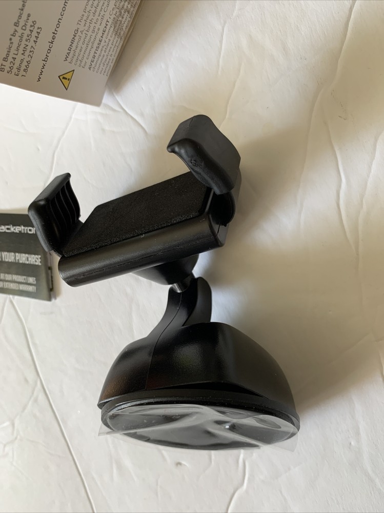 Bracketron SQUEEZEDASH Dash/Window CELL PHONE CAR CLAMP MOUNT Black BB1-556-2