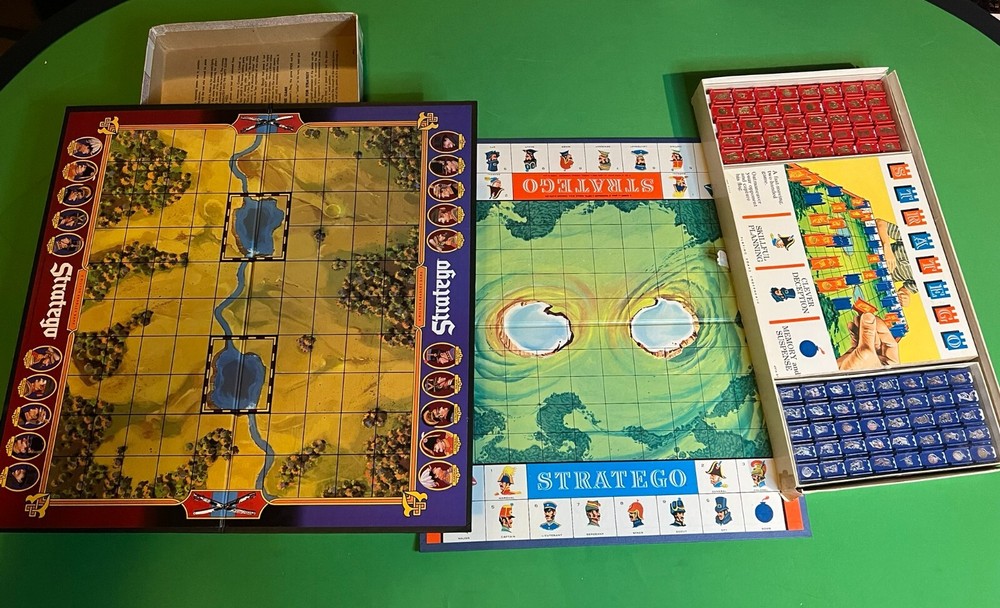 Vintage 1960's STRATEGO Board Game Complete + extra replacement board