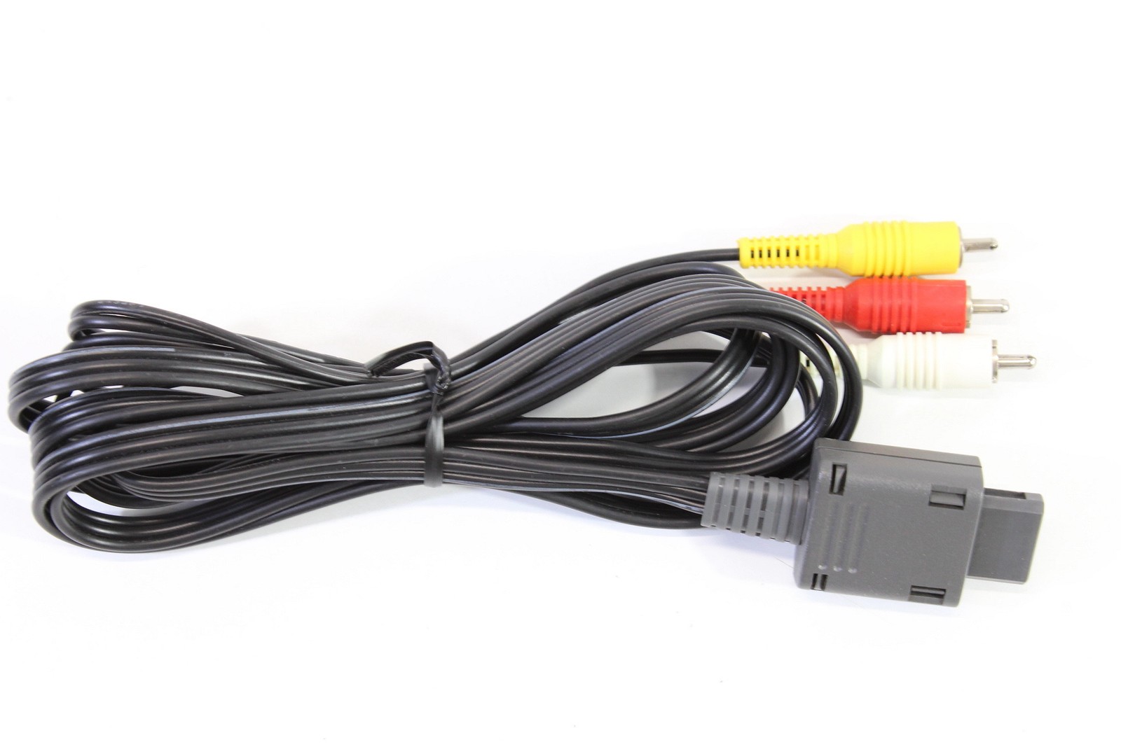 Official Super Nintendo SNES Gamecube N64 AV Video Cable RCA Gray Plug OEM Works