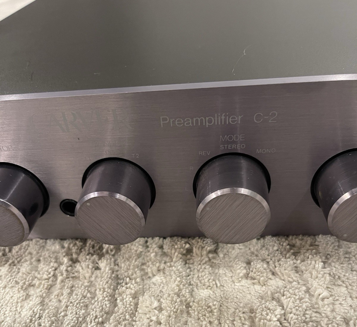 Vintage Carver Preamplifier C-2 High Performance Console